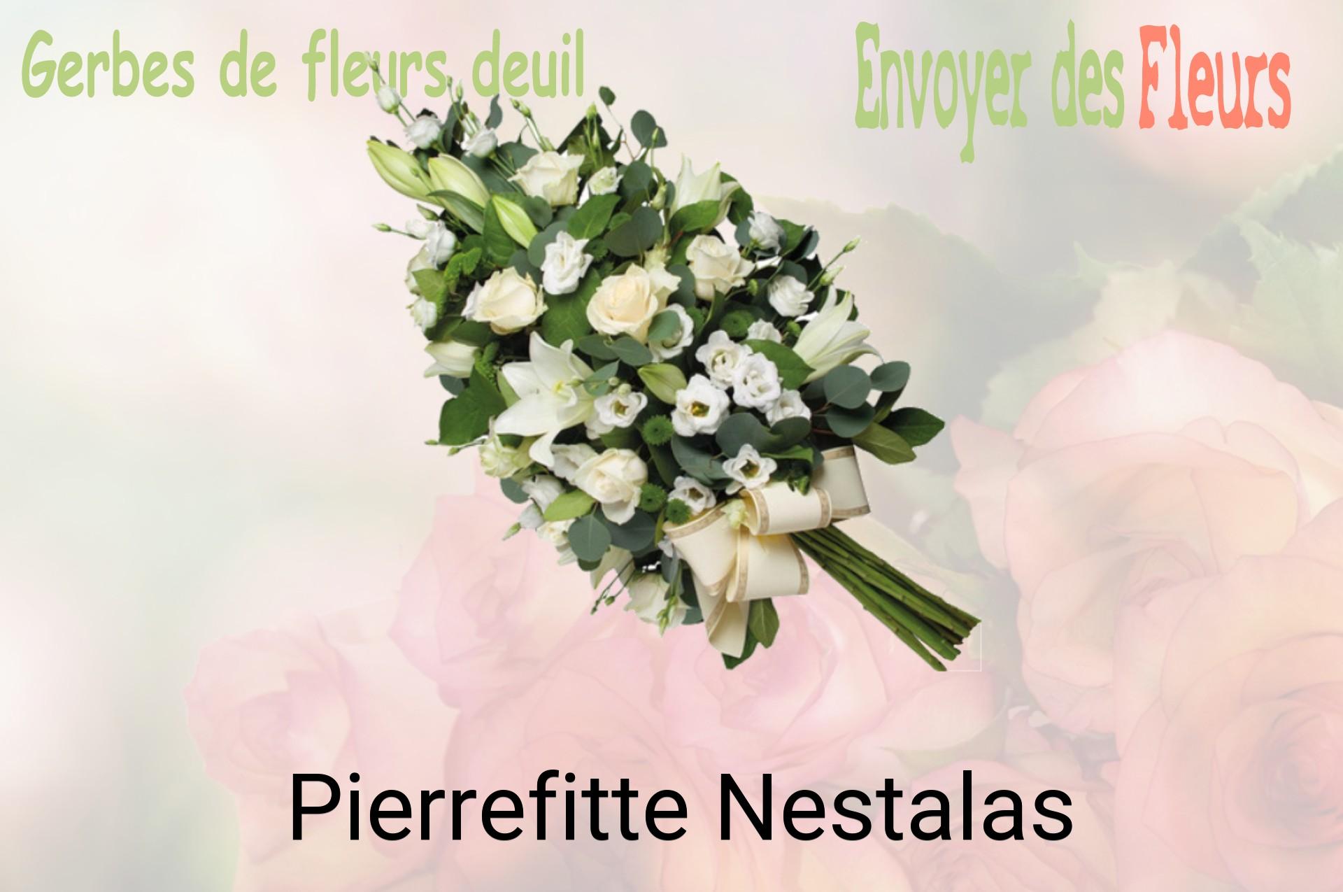 Gerbe de fleurs de deuil livrée à Pierrefitte-Nestalas